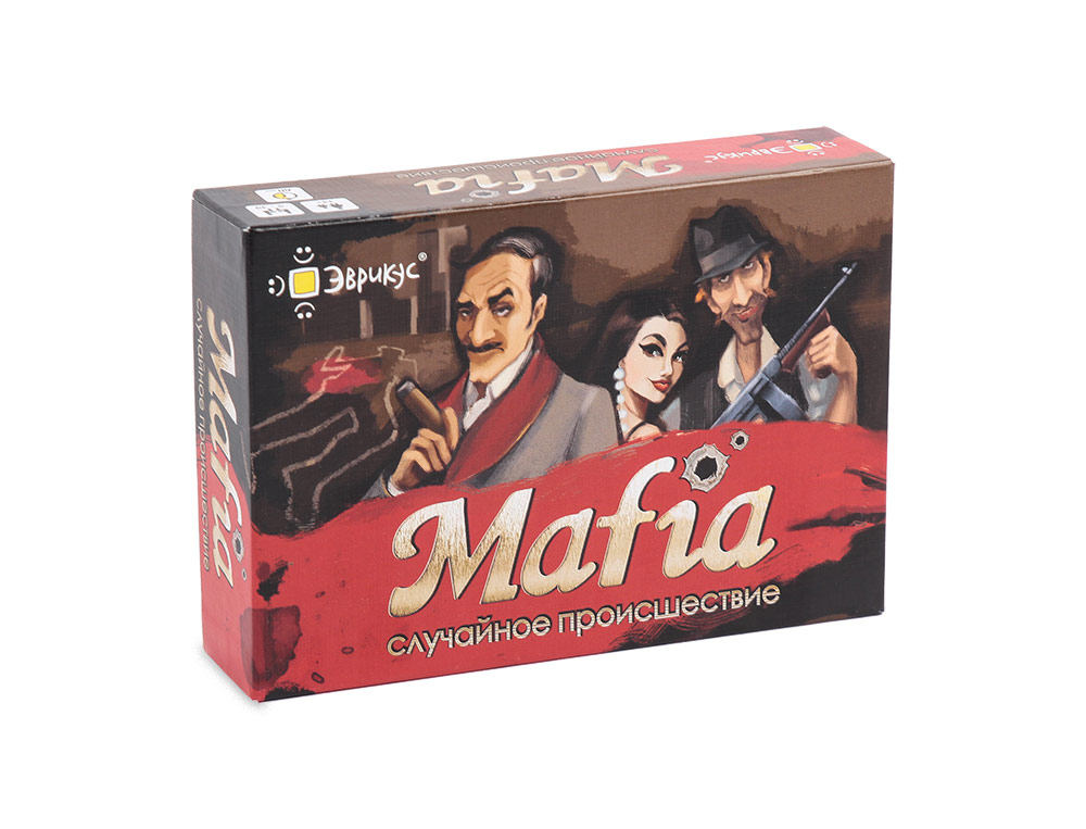 "Эврикус" Игра настольная "Mafia. Случайное происшествие" (Мафия) BG-11001