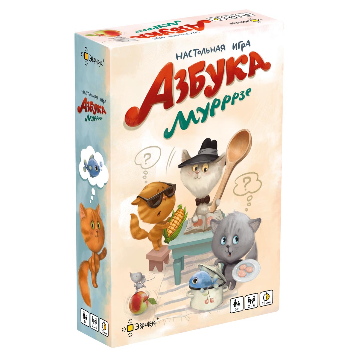 "Эврикус" Игра настольная "Азбука Мурррзе" BG-17079