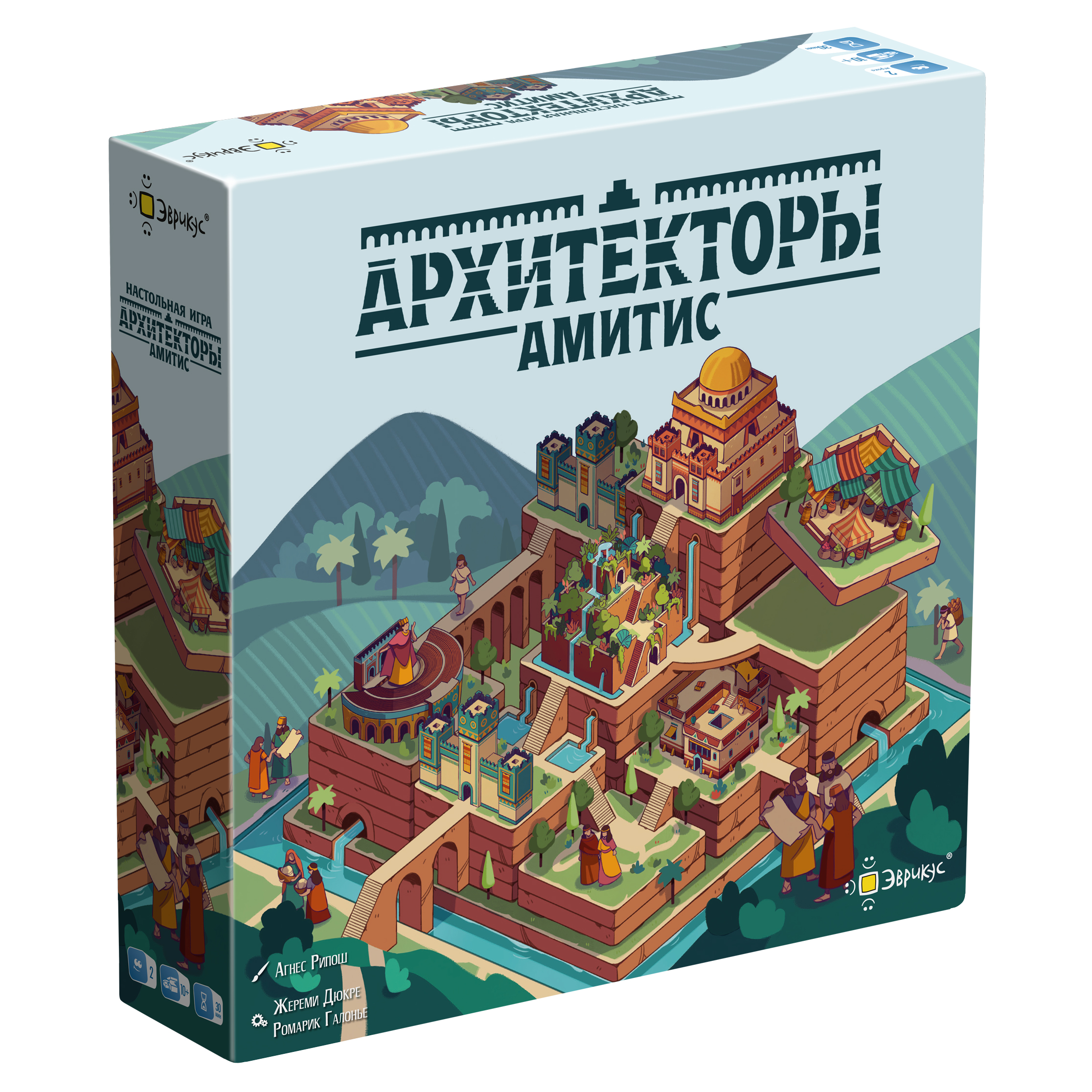 Эврикус Игра настольная "Архитекторы Амитис" PG-17908, дуэль