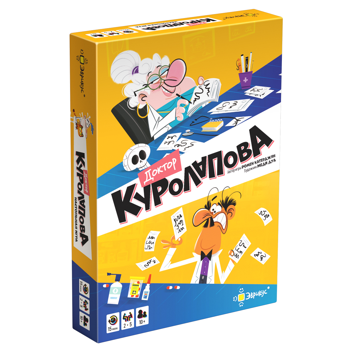 НОВИНКА!!! Эврикус Игра настольная "Доктор Куролапова" PG-17603