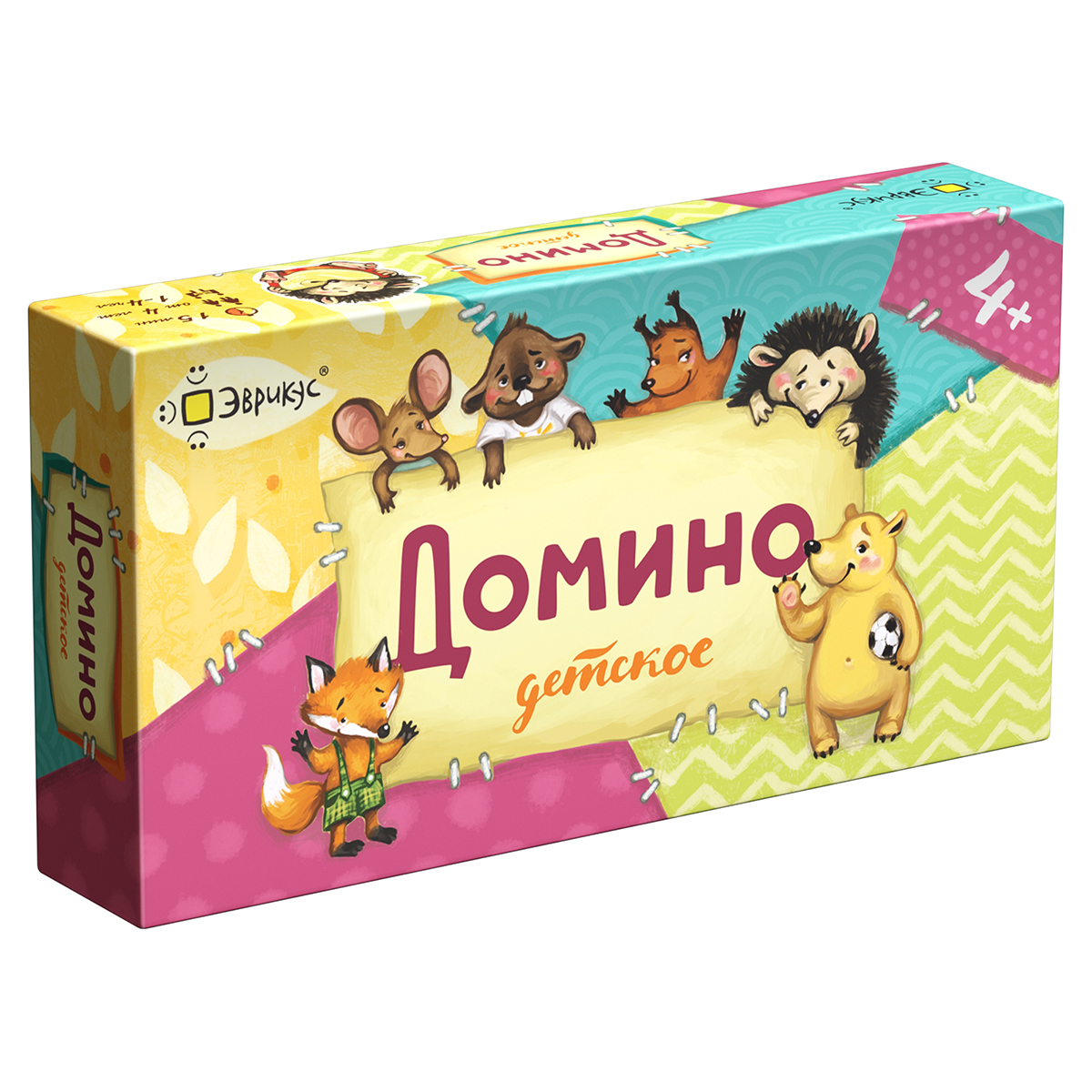 "Эврикус" Игра настольная "Домино детское" 2-я редакция BG-12018