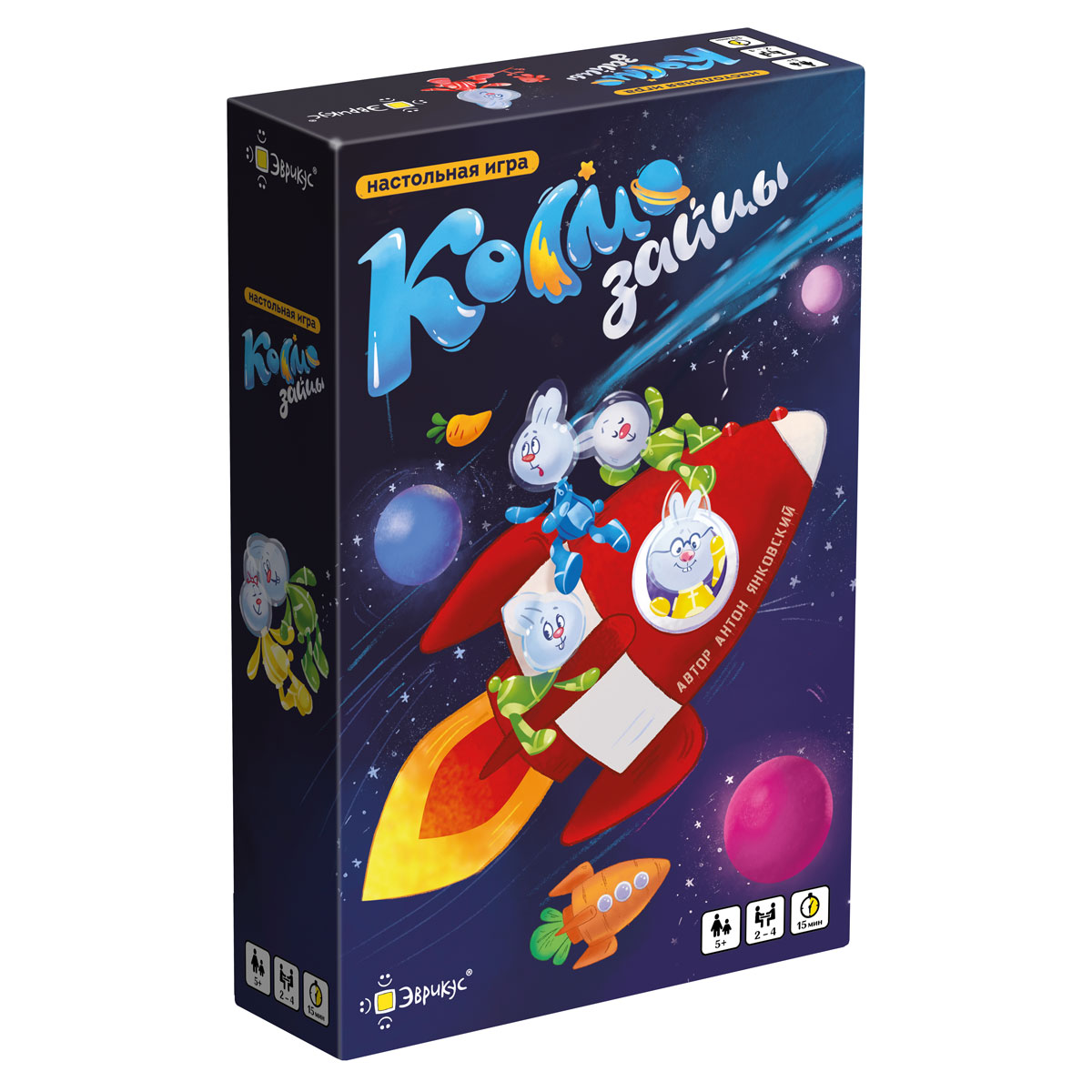 "Эврикус" Игра настольная "Космозайцы" BG-17067