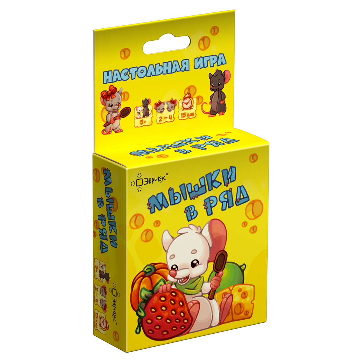"Эврикус"   Игра настольная "Мышки в ряд"   BG-12024