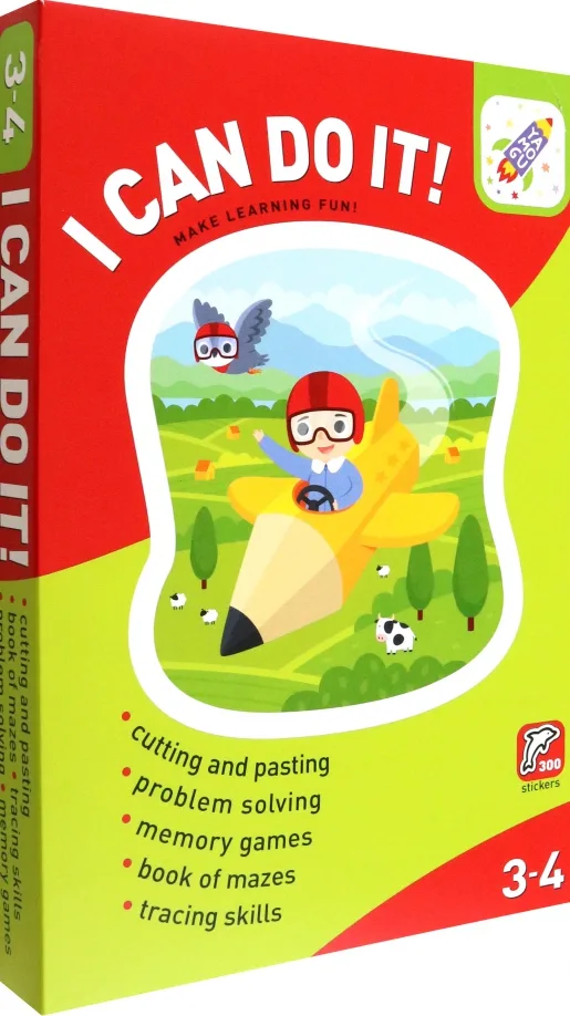 I Can Do It! Activity pack for children aged 3-4 (Я могу! Комплект из 5 пособий. 3-4 года.)