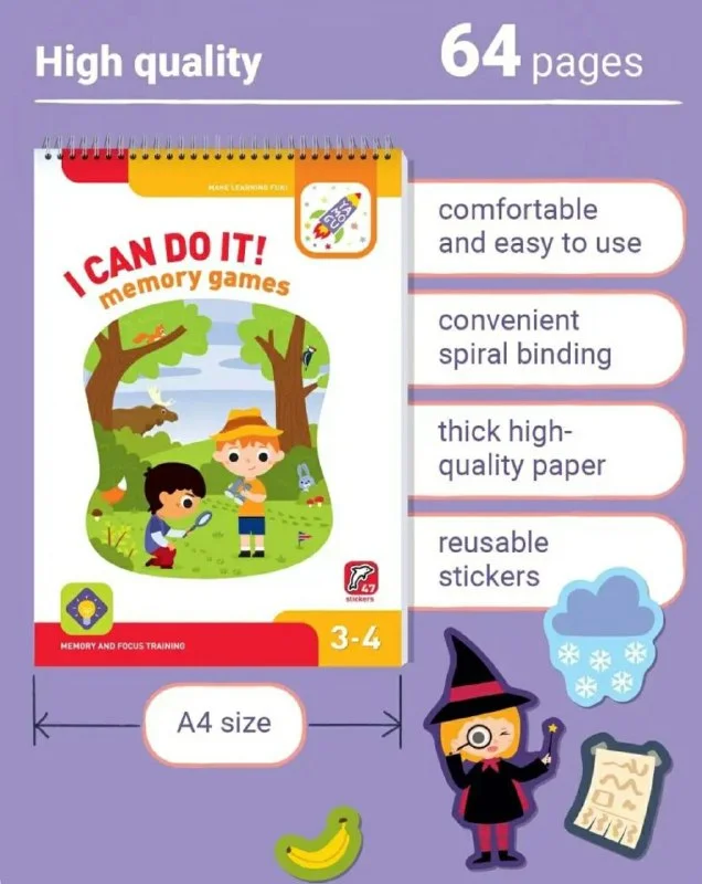 I Can Do It! Memory Games. Age 3-4 (Я могу запоминать! 3-4 года.)