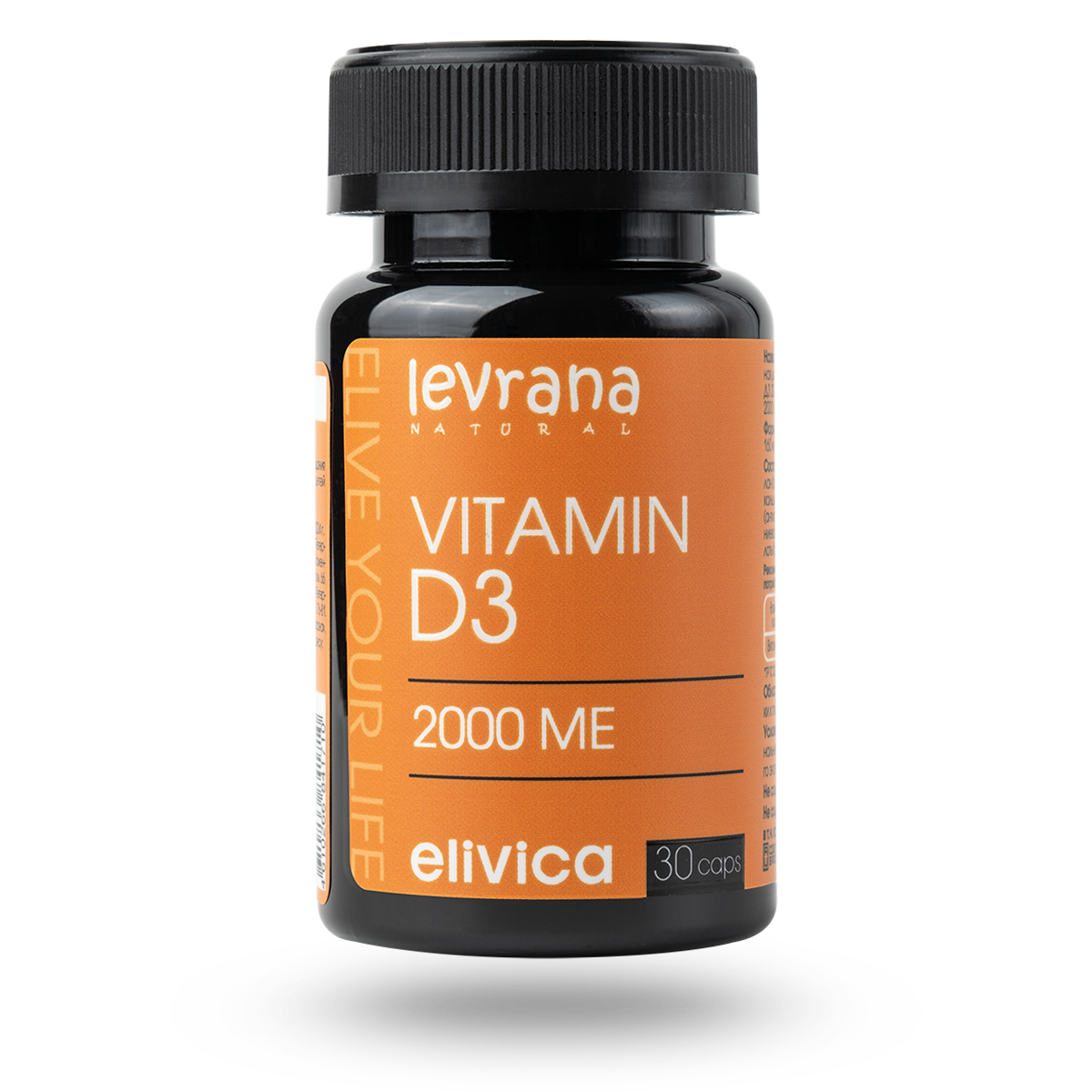 БАД «Витамин Д3 2000 МЕ капс» (Vitamin D3 2000 IU caps), 100 мл - 30 капсул