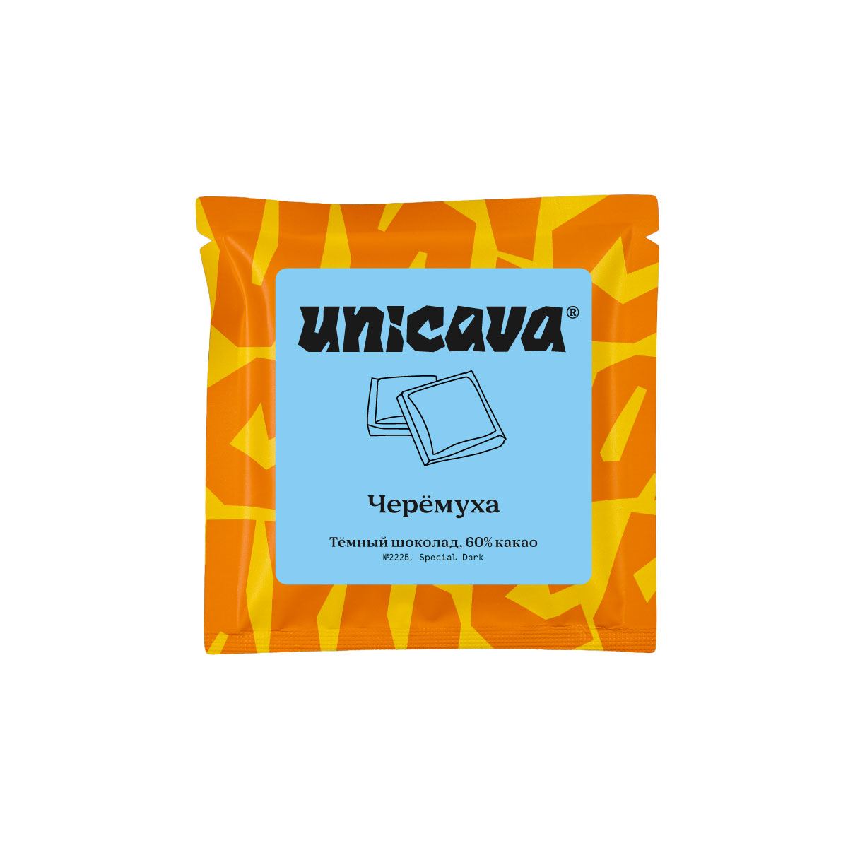Черёмуха, тёмный шоколад 60 %